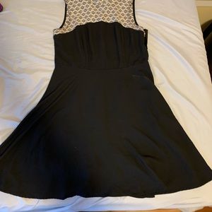 Black and white dress